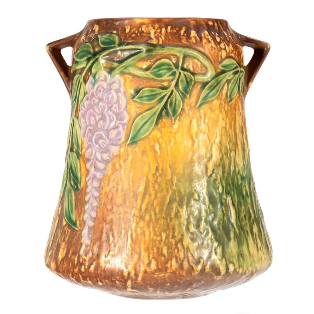 Roseville Wisteria Vase (1 of 4)