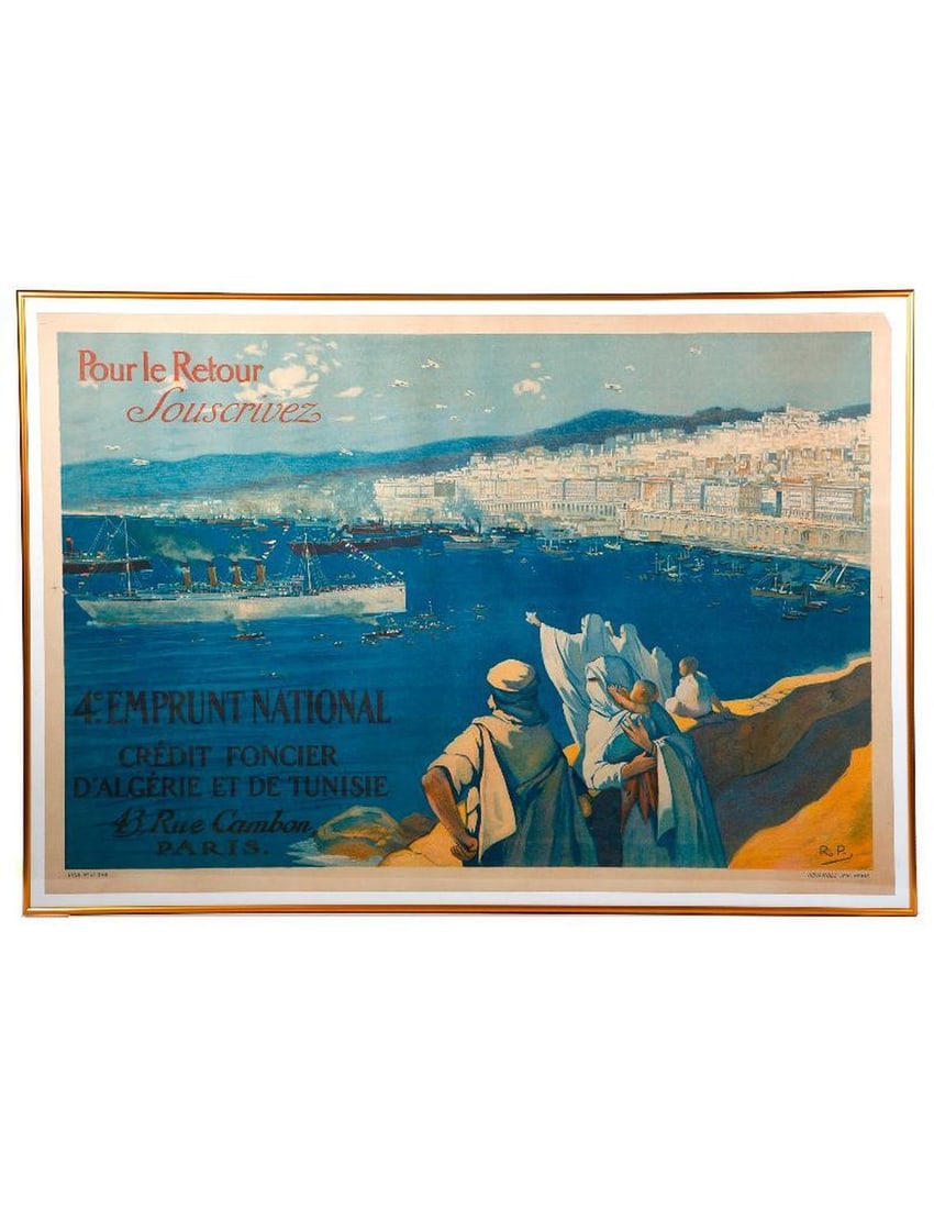 French WWI Bonds Poster, Colonial Mobilization (1 of 3)