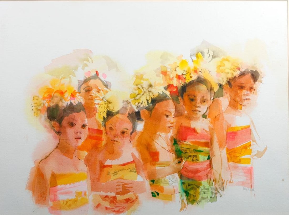 Dorie N. Neilson (1921-2010), Watercolor (1 of 3)