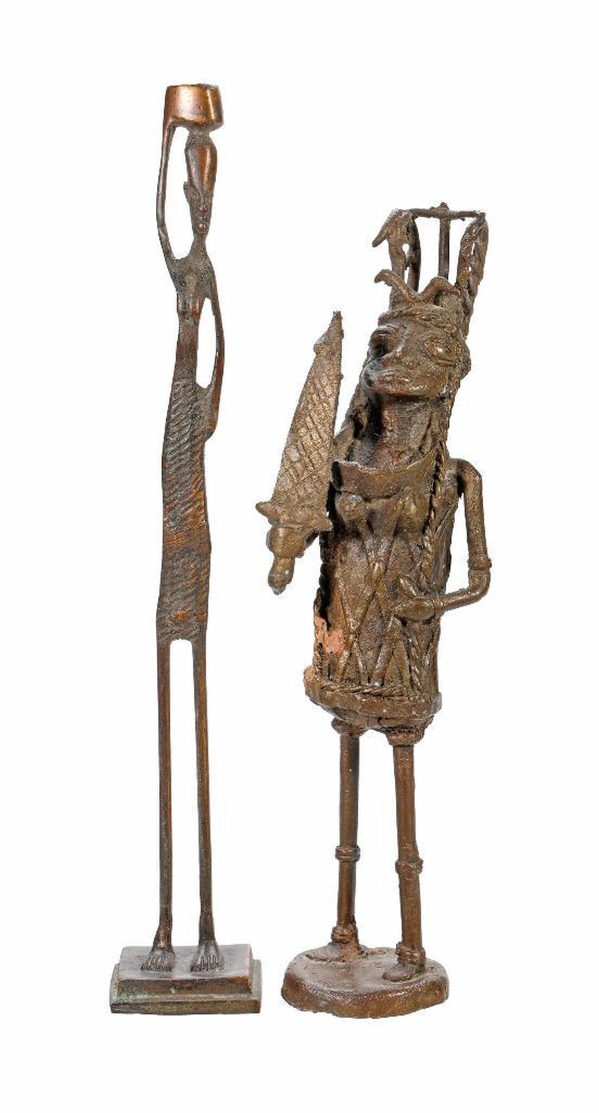 Two African Bronze Figures (1 of 2)