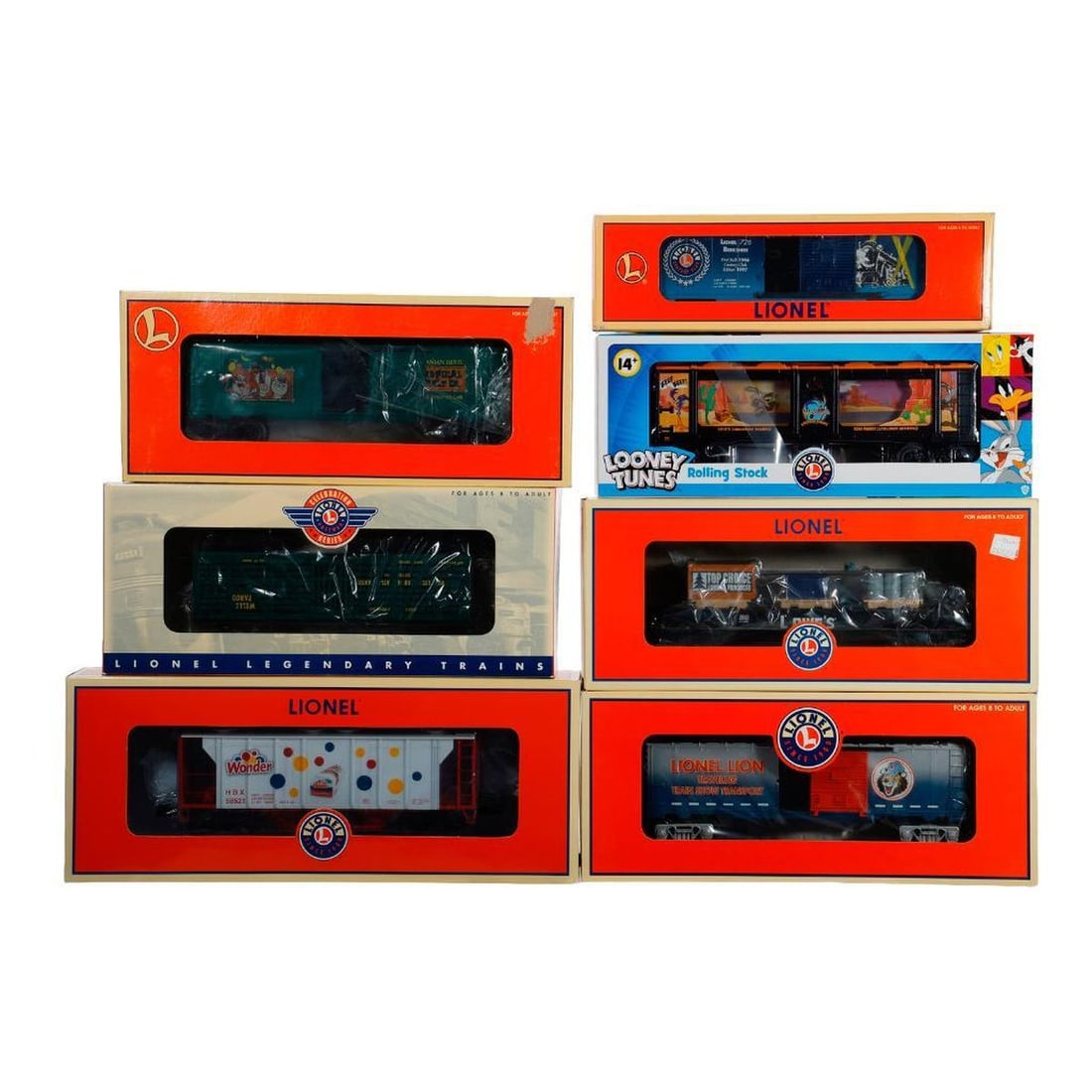 (8) Lionel O Gauge Modern Era Freight Cars - 2