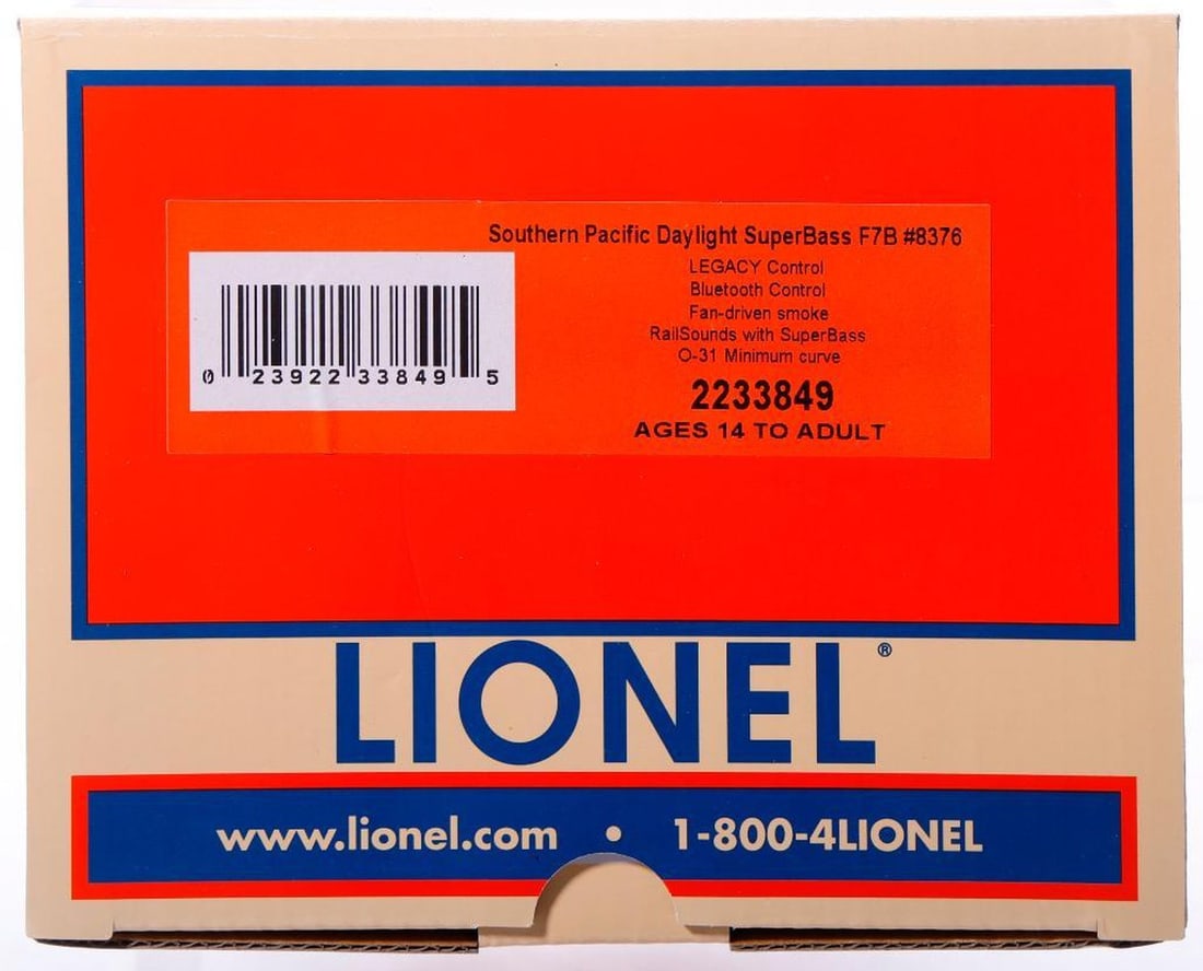 Lionel O Ga Mod Era Southern Pac Daylight F7B (1 of 3)