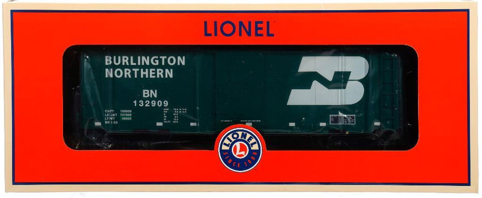 Lionel O Gauge Modern Era BN Freight Sounds Boxcar - 2