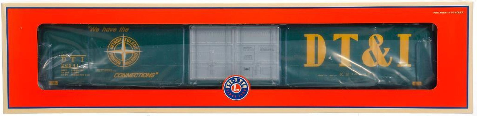 Lionel O Gauge Modern Era DT&I 86' Boxcar - 2