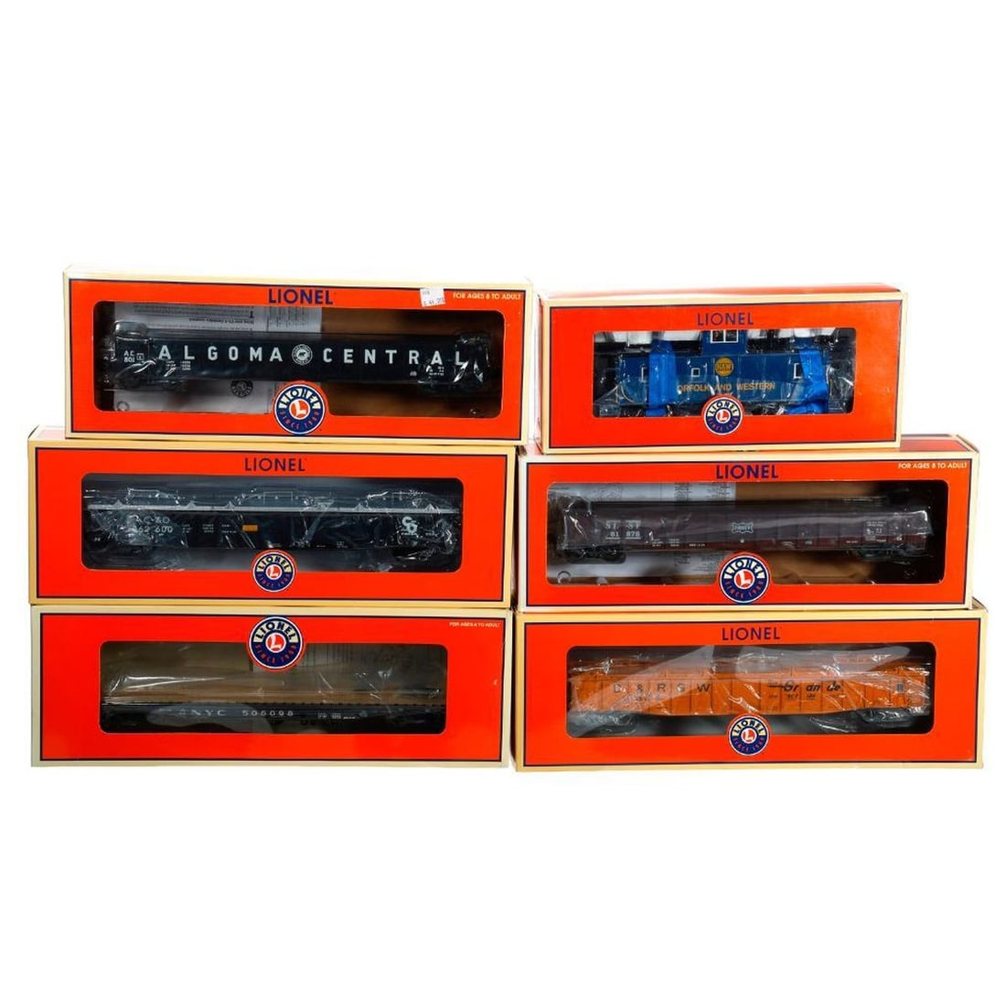 (6) Lionel O Gauge Modern Era Freight Cars - 2