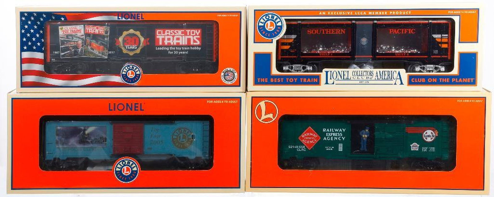 (4) Lionel O Gauge Modern Era Special Cars (uncatalogged) - 2