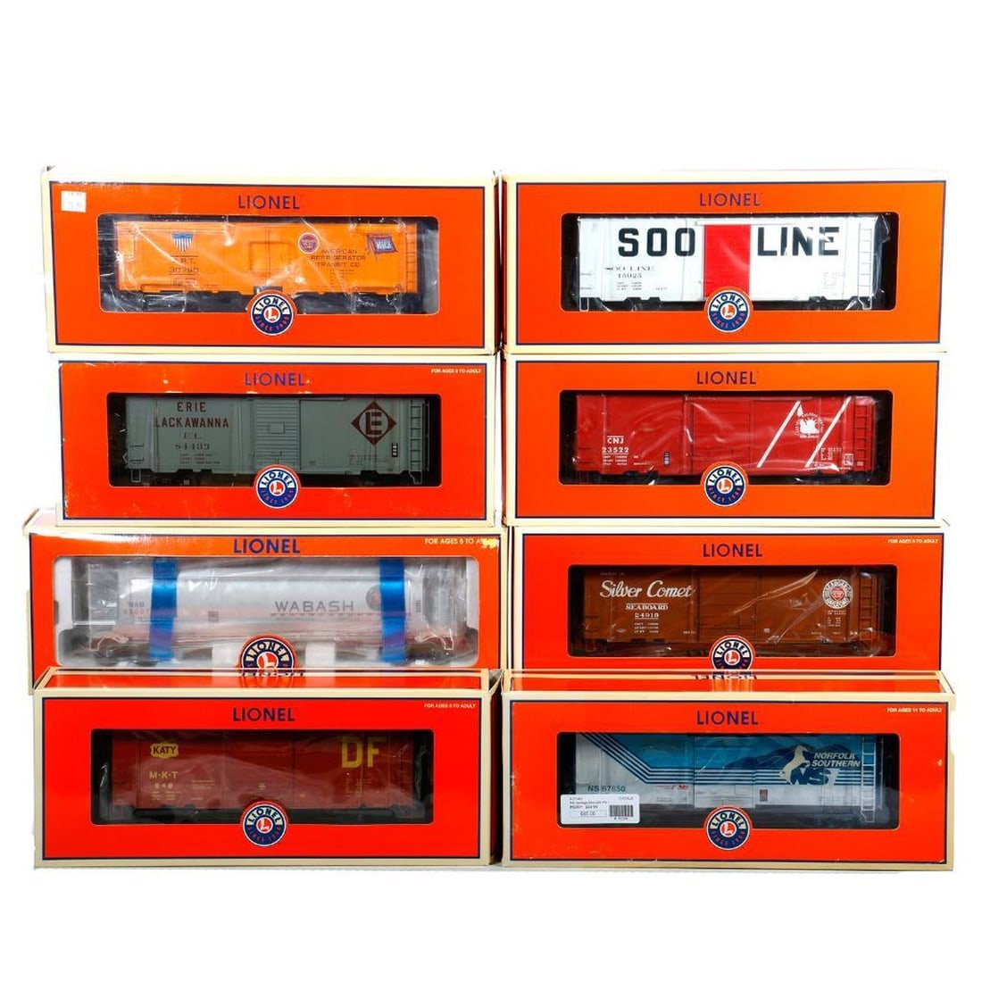 (8) Lionel Modern Era O Gauge Freight Cars - 2