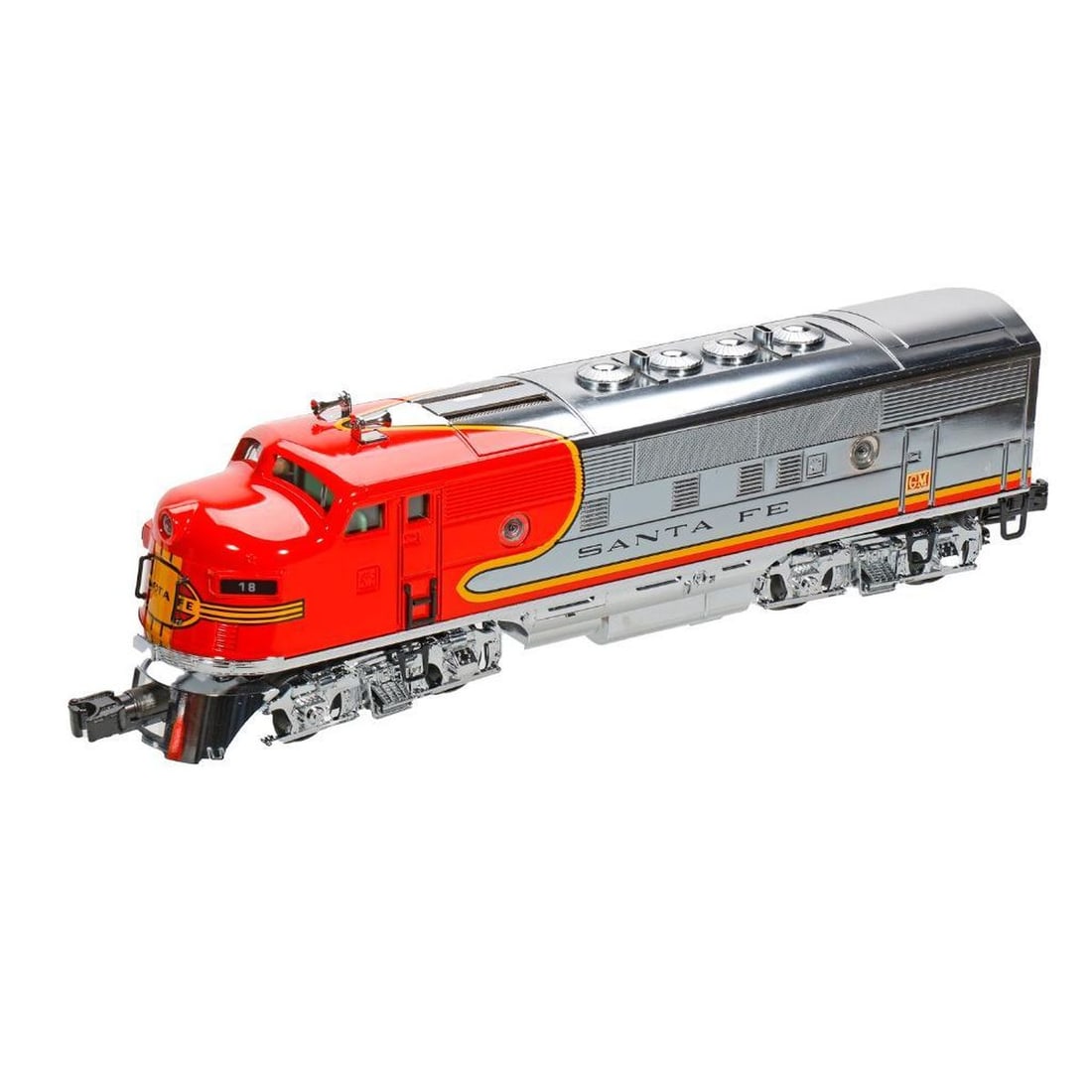 MTH Rail King O Gauge Santa Fe F-3 A-B-A Locomotive - 2