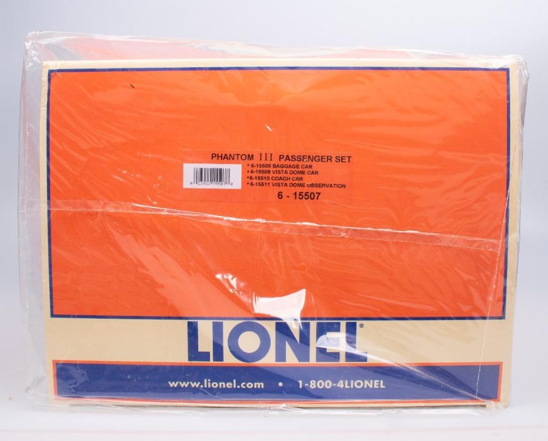 Lionel O Gauge Modern Era Phantom III Black Set - 2