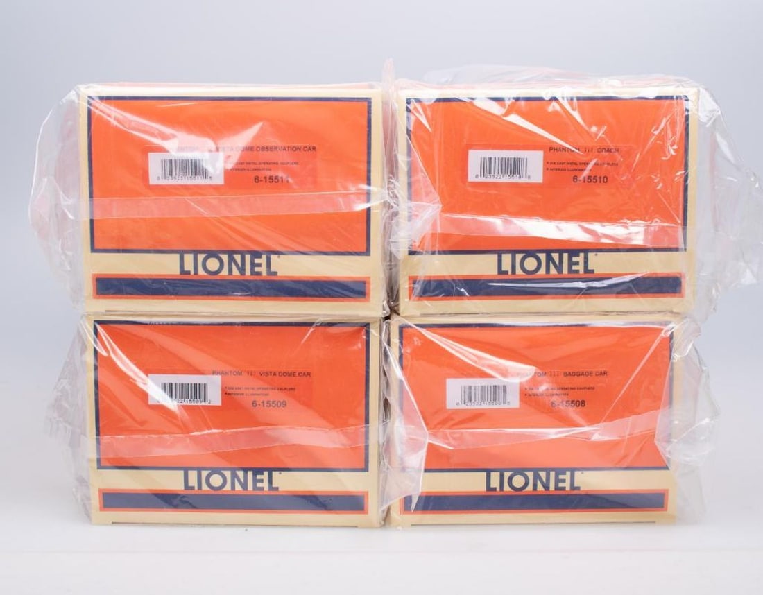 Lionel O Gauge Modern Era Phantom III Black Set - 3
