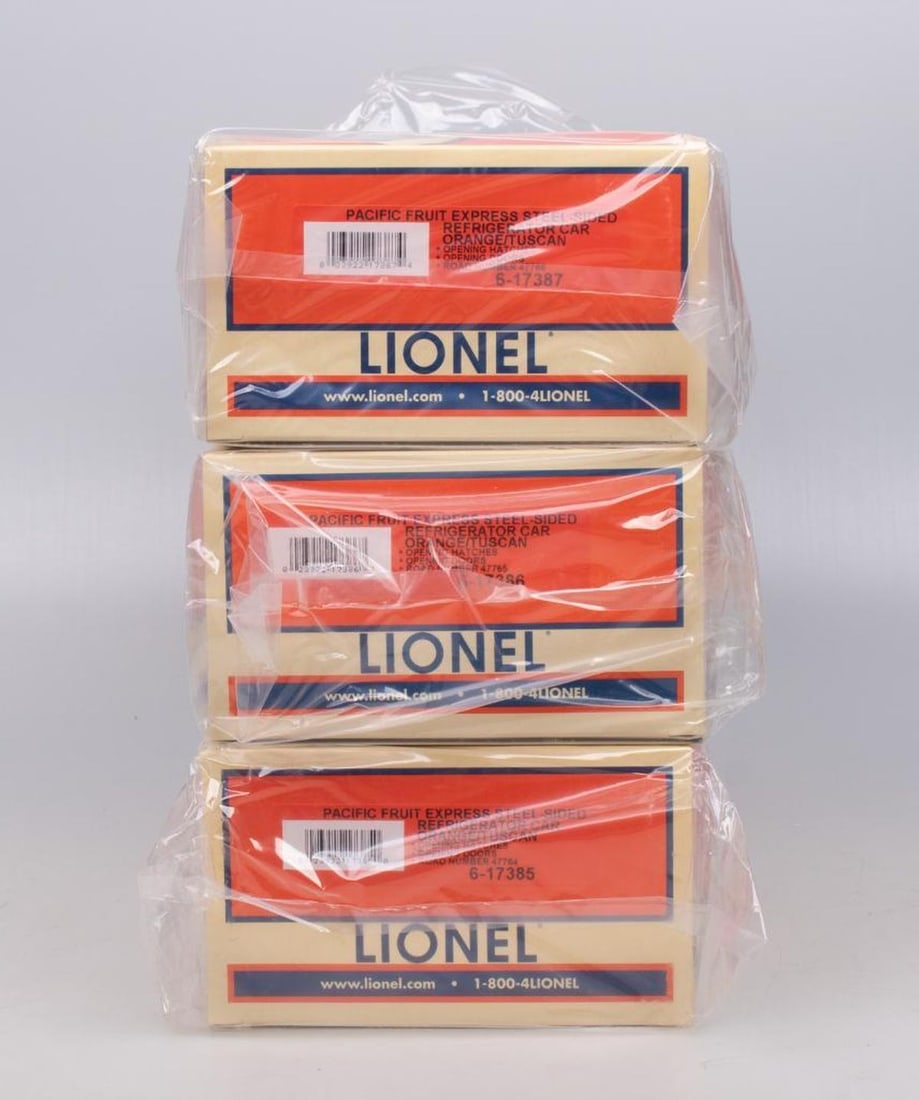 Lionel O Gauge Modern Era Pacific Fruit Express 3-Pack - 4