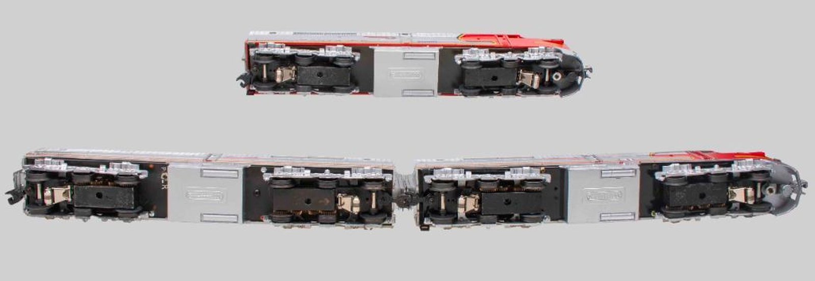 Williams O Gauge Santa PA - PB - PA Diesel Locomotive Set - 3