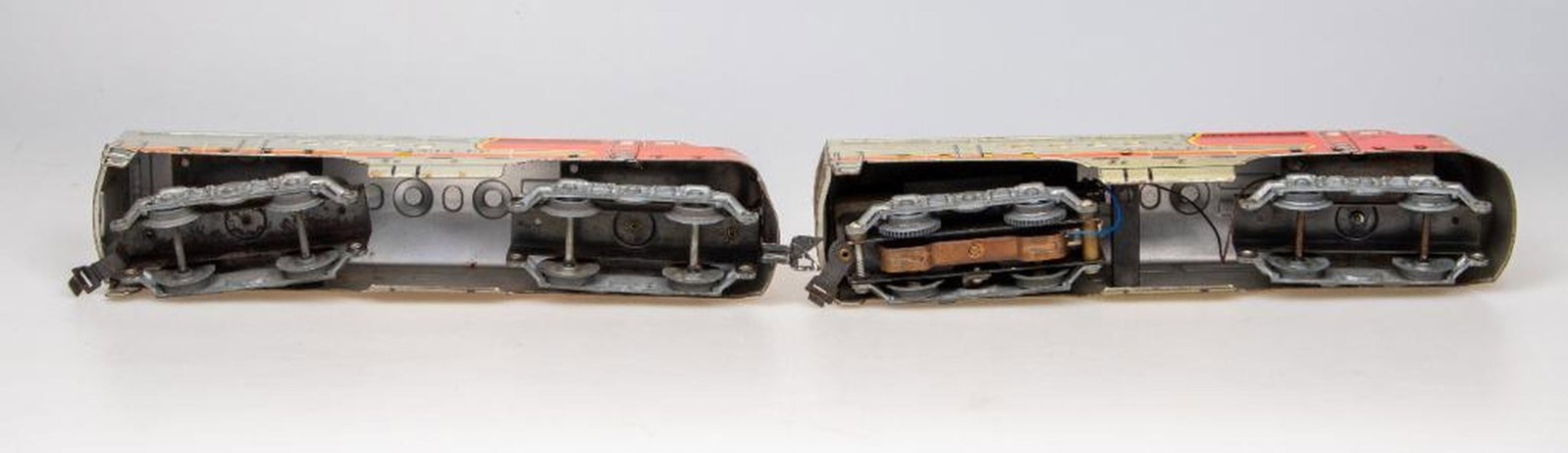 (3) Marx Santa Fe Lithographed Diesel A-A Units - 6