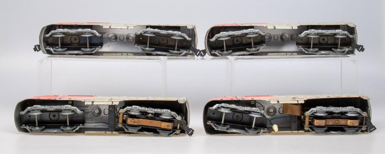(2) Marx O Gauge Santa Fe A-A Lithographed Diesel Locos - 3