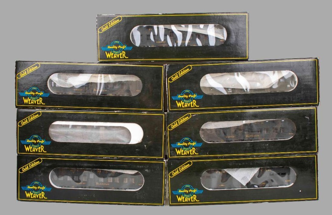 (7) Weaver O Gauge World War II Troop Train Heavyweight Passenger Cars (1 of 2)
