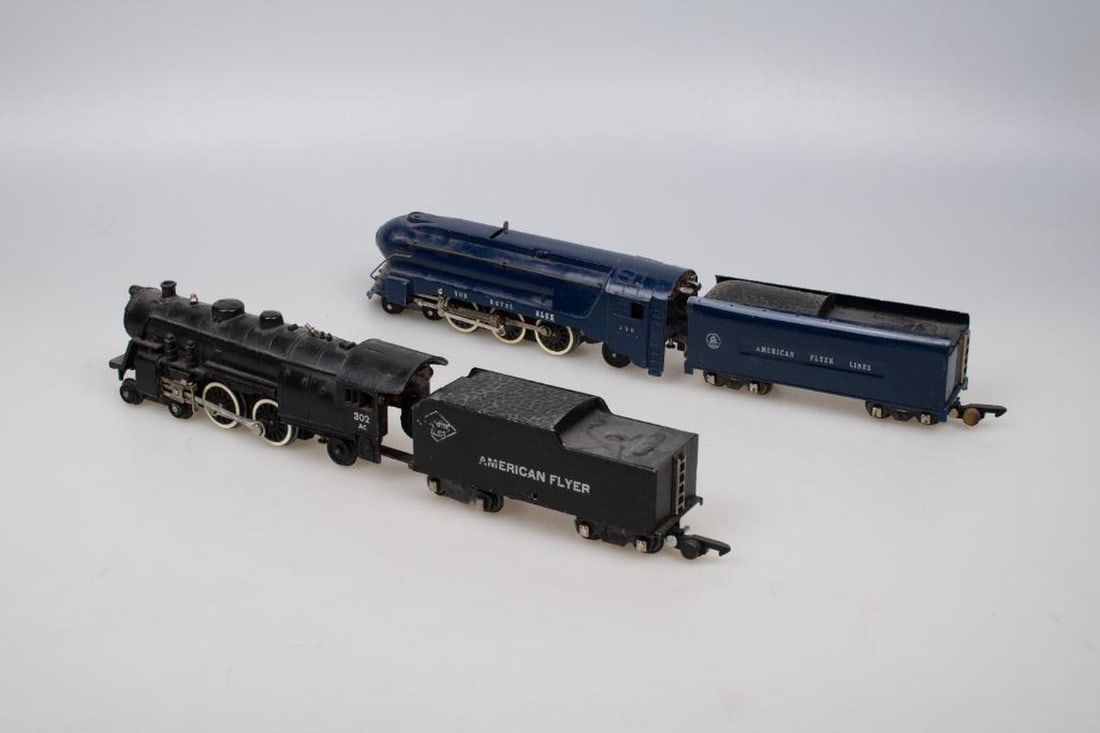 American Flyer S Gauge Steam Locomotives and Tenders, 302AC and 350 - 2