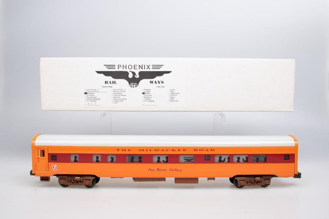 Phoenix Rail Ways LLC O Gauge, Milwaukee Road "Fox River Valley" Pullman - 2