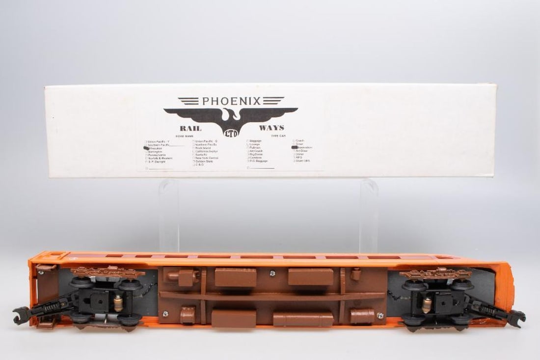 Phoenix Rail Ways, Ltd. O Gauge Milwaukee Road Hiawatha Boat Tail Observation Car - 3