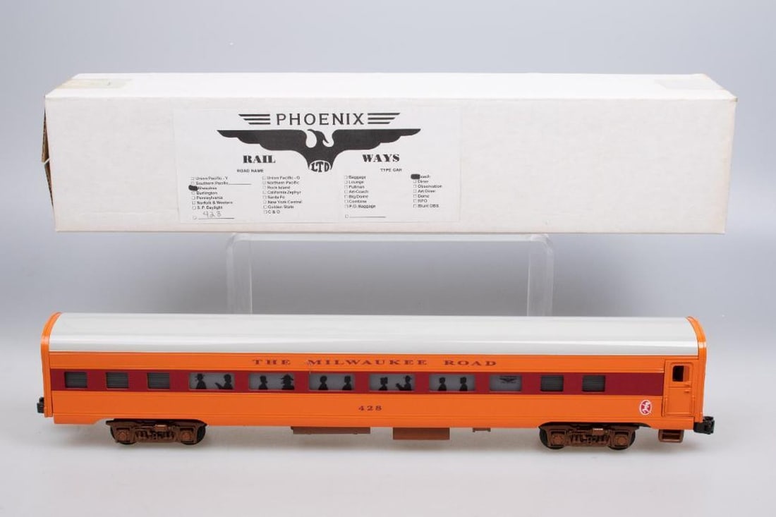 Phoenix Rail Ways, Ltd. O Gauge Milwaukee Road Hiawatha 428 Coach - 2