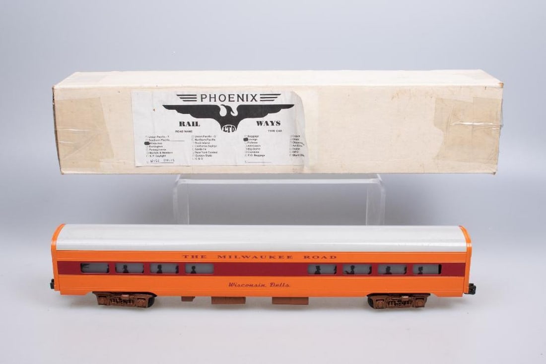 Phoenix Rail Ways, Ltd. O Gauge Milwaukee Road Hiawatha Wisconsin Dells Lounge - 2