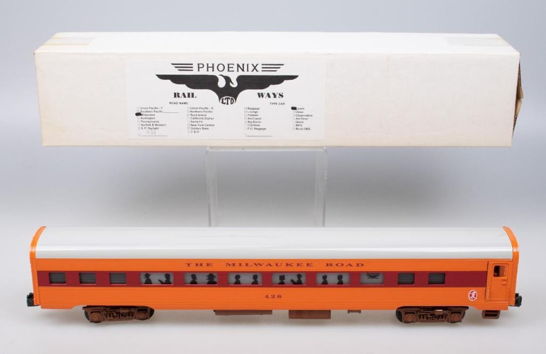 Phoenix Rail Ways, Ltd. O Gauge Milwaukee Road Hiawatha 428 Coach - 2