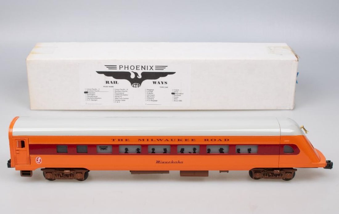 Phoenix Rail Ways, Ltd. O Gauge Milwaukee Road Hiawatha Observation - 2