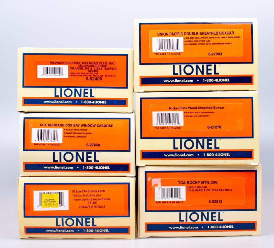 (6) Lionel O Gauge Modern Era Freight Cars - 2