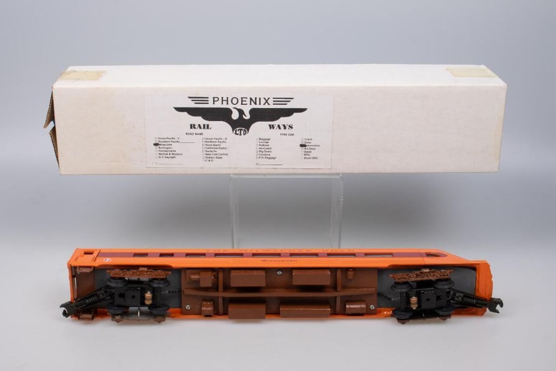 Phoenix Rail Ways, Ltd. O Gauge Milwaukee Road Boat Tail Observation Car - 3