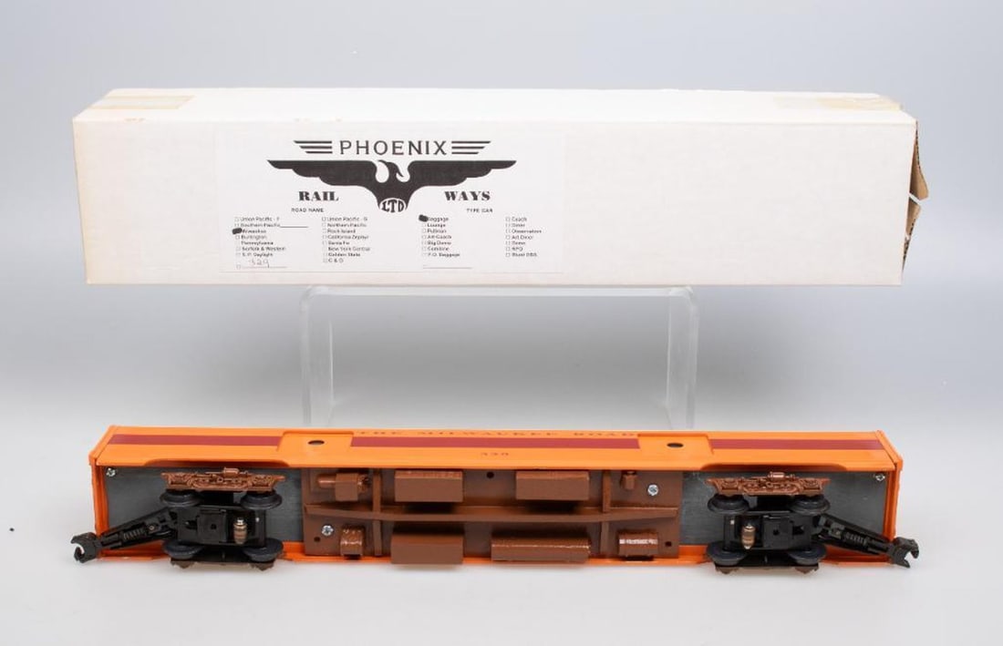 Phoenix Rail Ways, Ltd. O Gauge Milwaukee Road Hiawatha #329 Baggage Car - 3