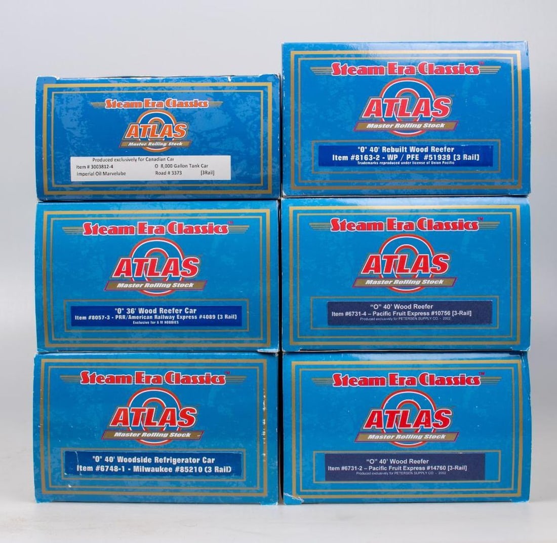 (6) Atlas O Steam Era Classics O Gauge Freight Cars - 2