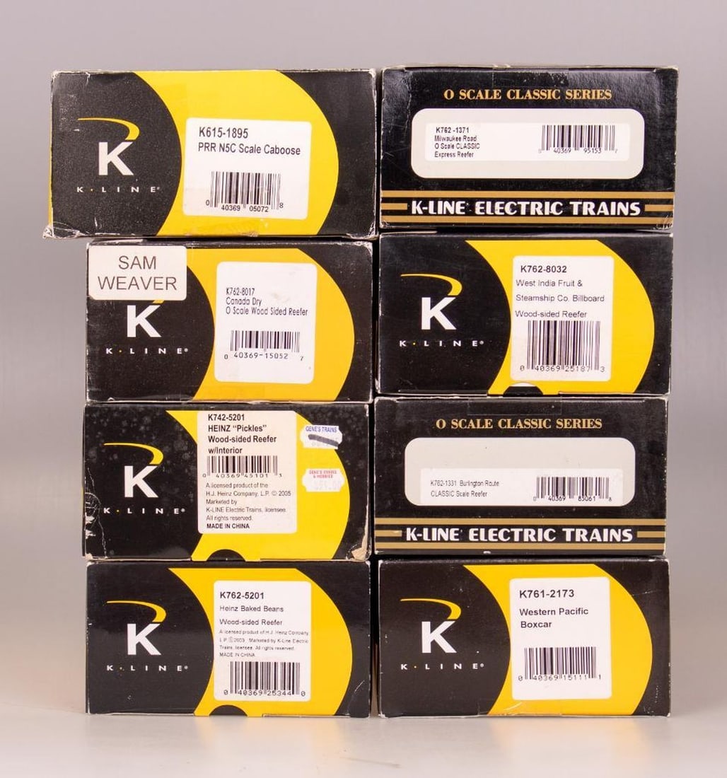 (8) K-Line O Gauge Freight Cars - 2