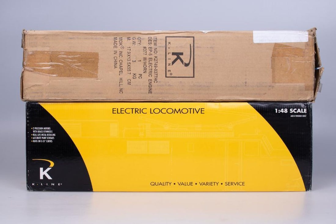 K-Line O Gauge New Haven EP-5 Electric Locomotive Road #377 - 2