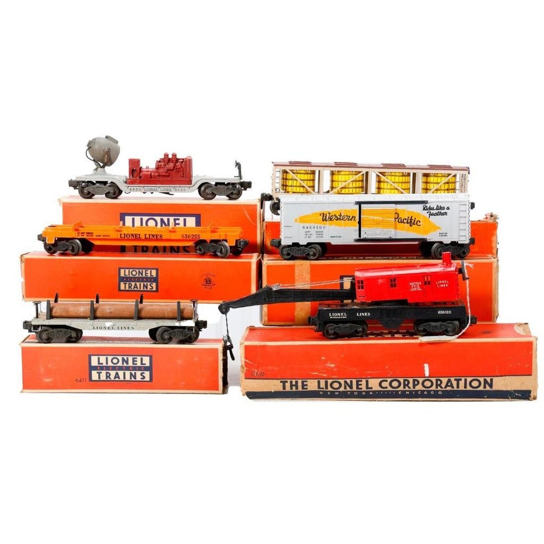 (12) Boxed Lionel O Gauge Postwar Freight Cars - 2