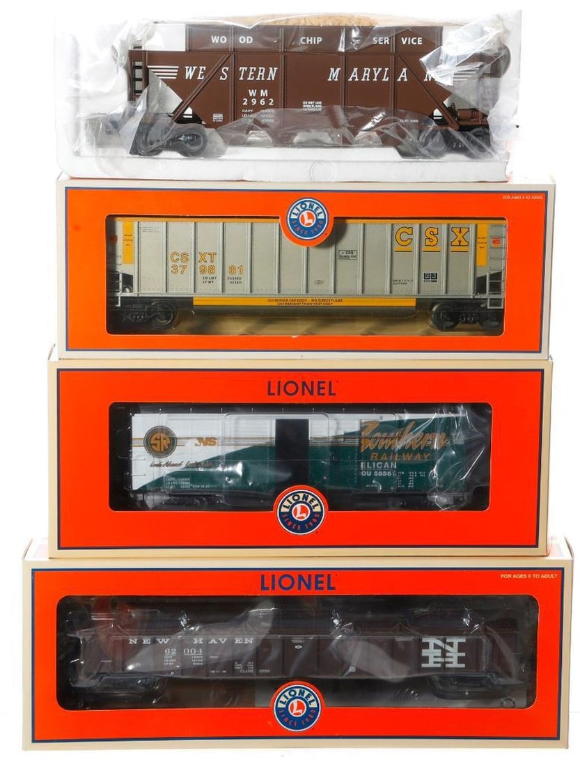 (5) Lionel Modern Era Freight Cars & Semi Truck - 2