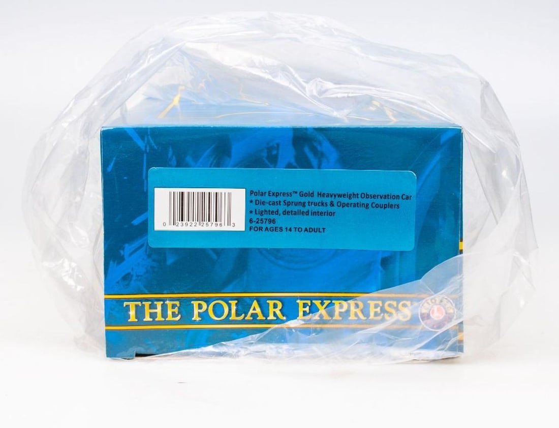 Lionel O Scale Modern Era Polar Express Gold HW Obs - 2