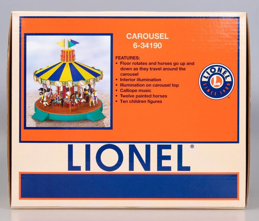 Lionel O Gauge Modern Era Carousel Amusement Ride - 2