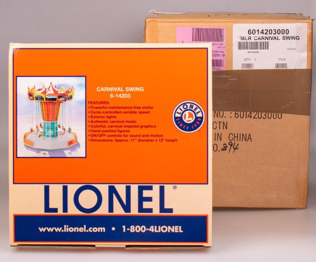 Lionel O Gauge Modern Era Carnival Swing Amusement Ride - 2