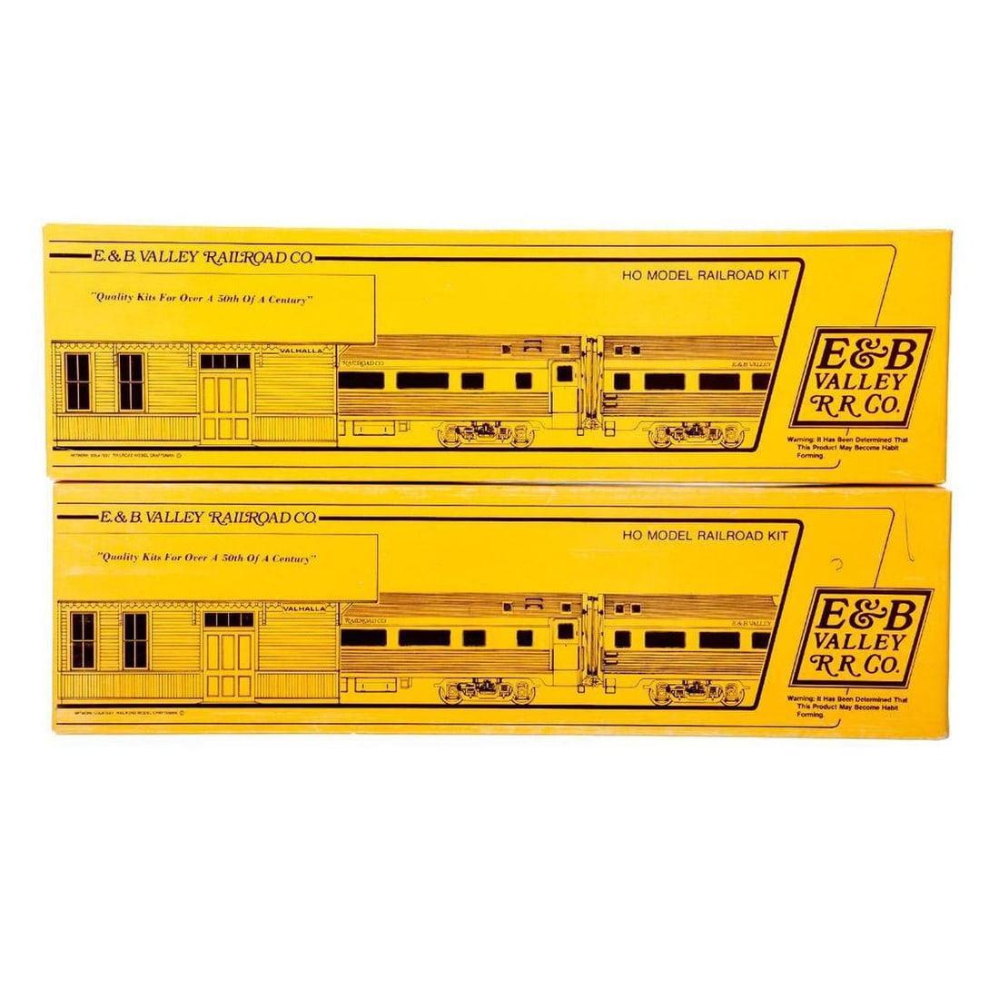(7) E&B Valley Railroad Co. HO Scale SP Pass Car Kits - 2
