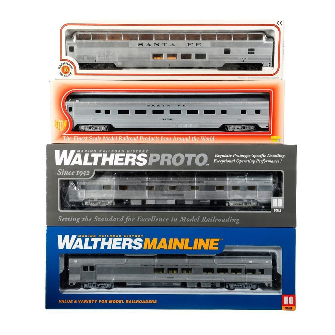 (25) Santa Fe HO Scale Passenger Cars - 2