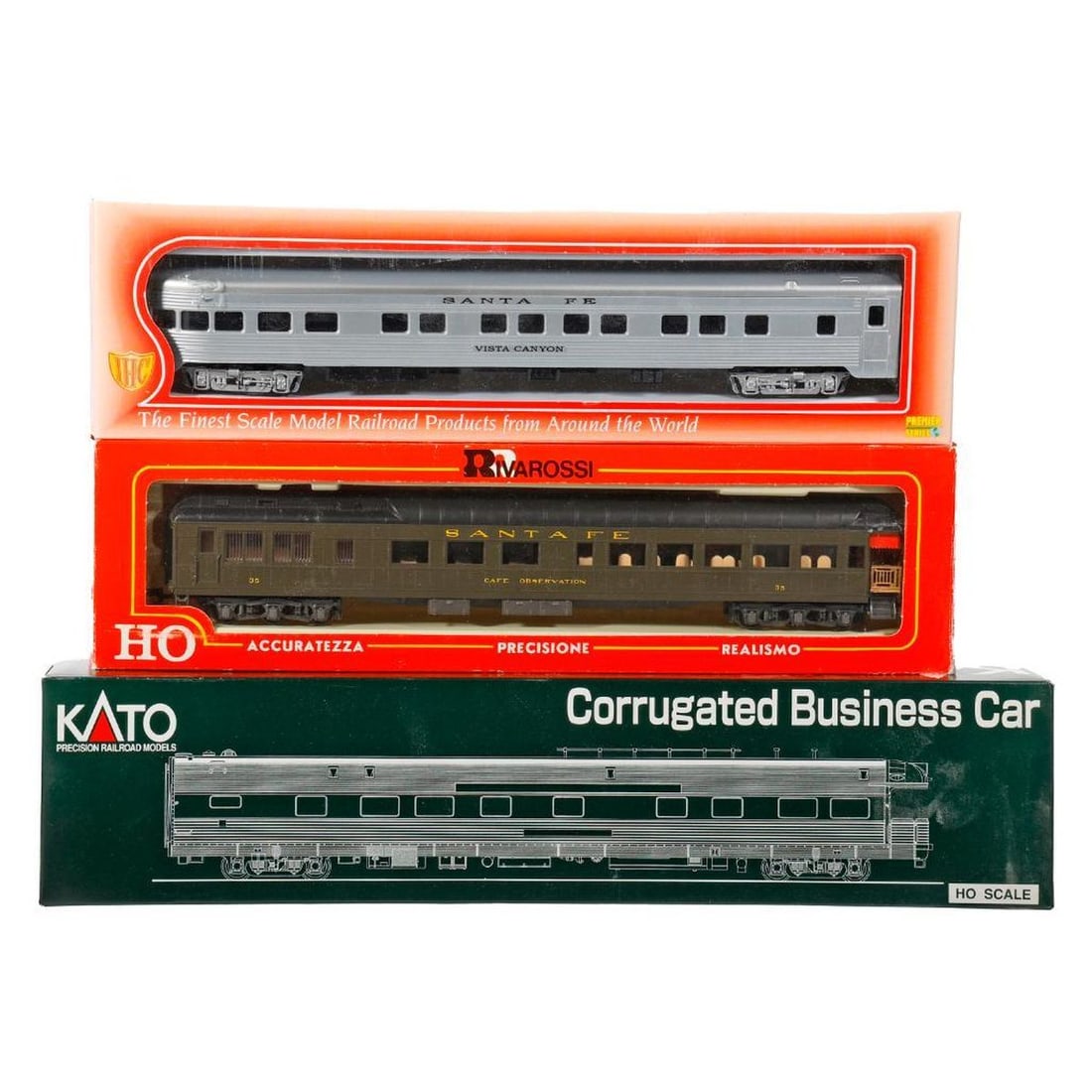 (25) Santa Fe HO Scale Passenger Cars - 3
