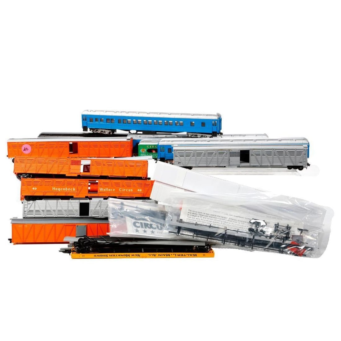 Large Lot of kitbash Circus Cars HO Scale (1 of 4)