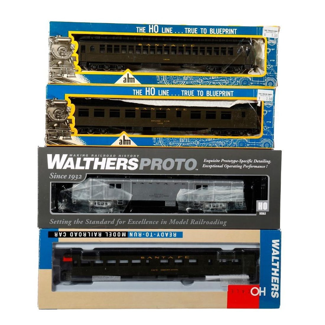 HO Scale Santa Fe Passenger Equipment - 2