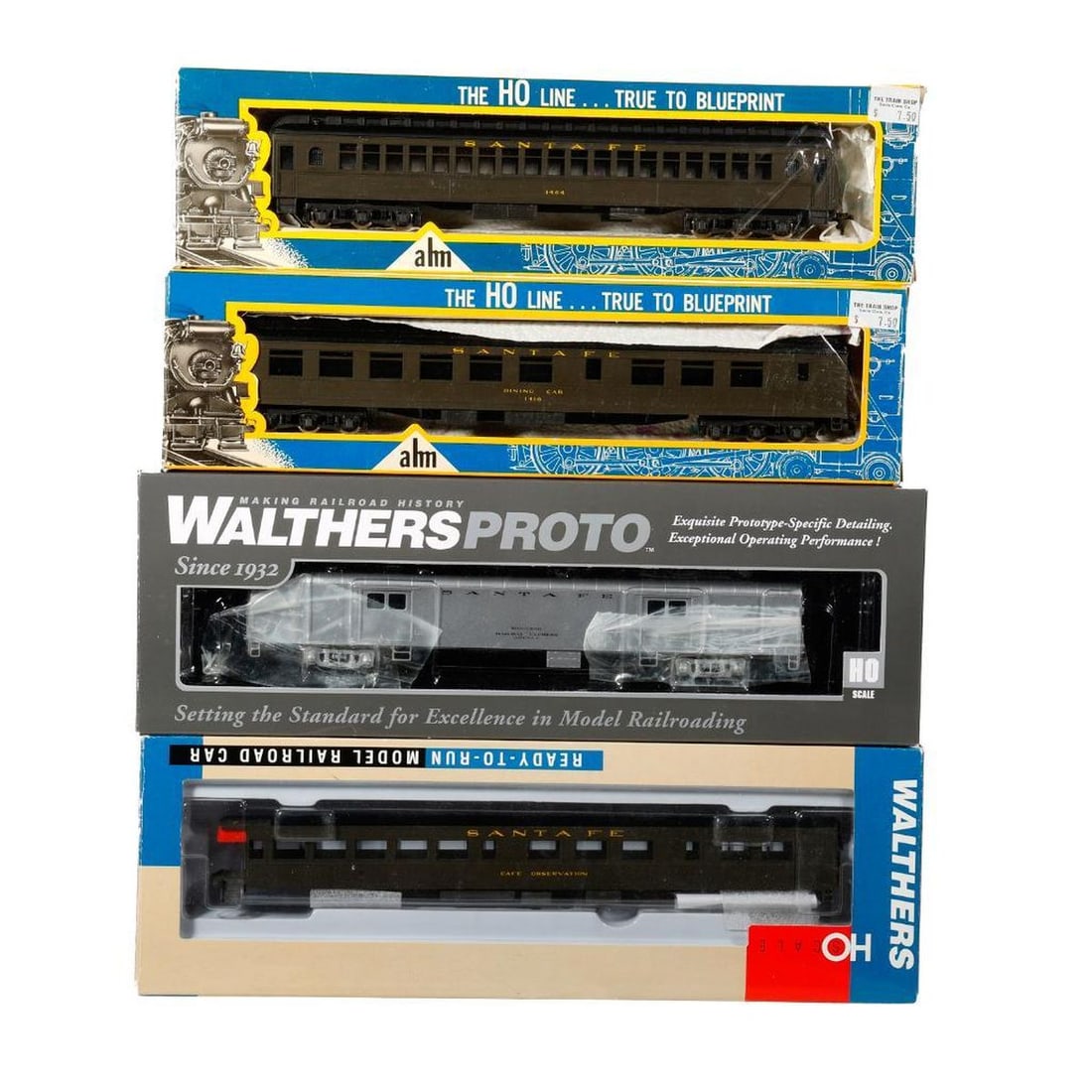 HO Scale Santa Fe Passenger Equipment - 3