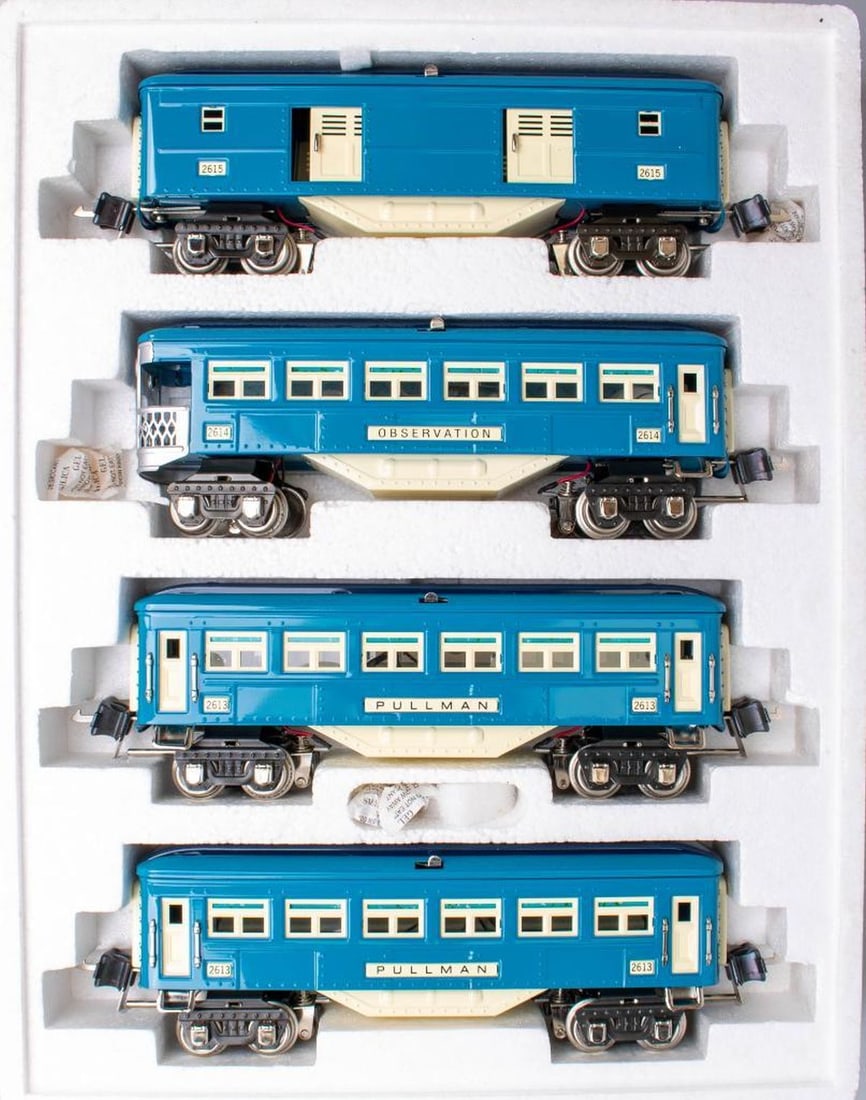 MTH O Gauge 2600 Series Set - Two Tone Blue - 3
