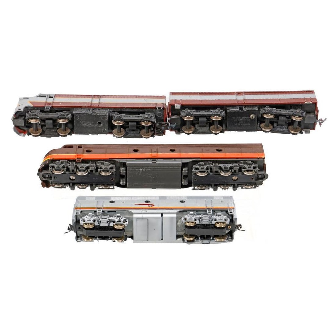 HO Scale Diesel Locomotives. Canadian Pacific, Santa Fe, Rivarossi - 2
