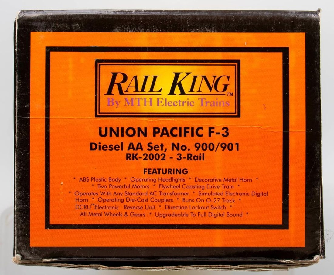 MTH Rail King O Gauge Union Pacific F-3 Diesel AA Set. (1 of 2)