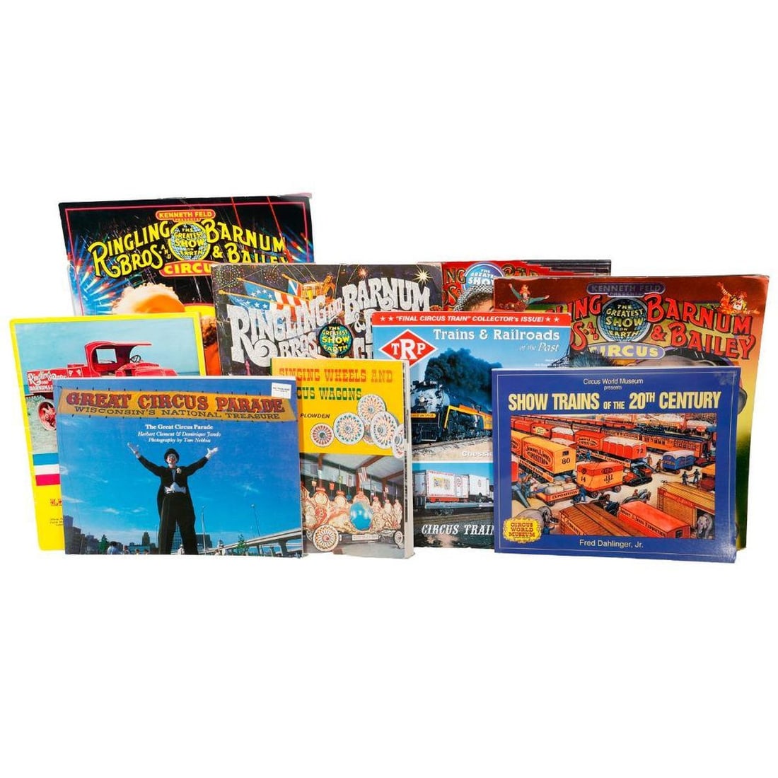 Circus Books and Paper, Ho Scale Circus Train Decals and some show tickets (1 of 2)