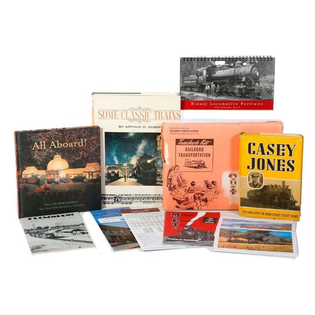 Prototype Railroad Materials and Books: Prototype Railroad Materials and Books Associ ation of American Railroads Teacher's Kit All Aboard / A Tour of the Holiday Train Show at the New York Botanical Garden - hardback Kinsey Locomotive Port