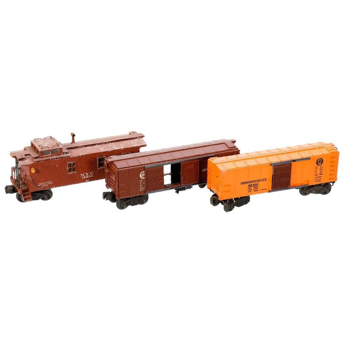 (9) Lionel O Gauge Postwar Freight Cars with Coil Couplers - 2