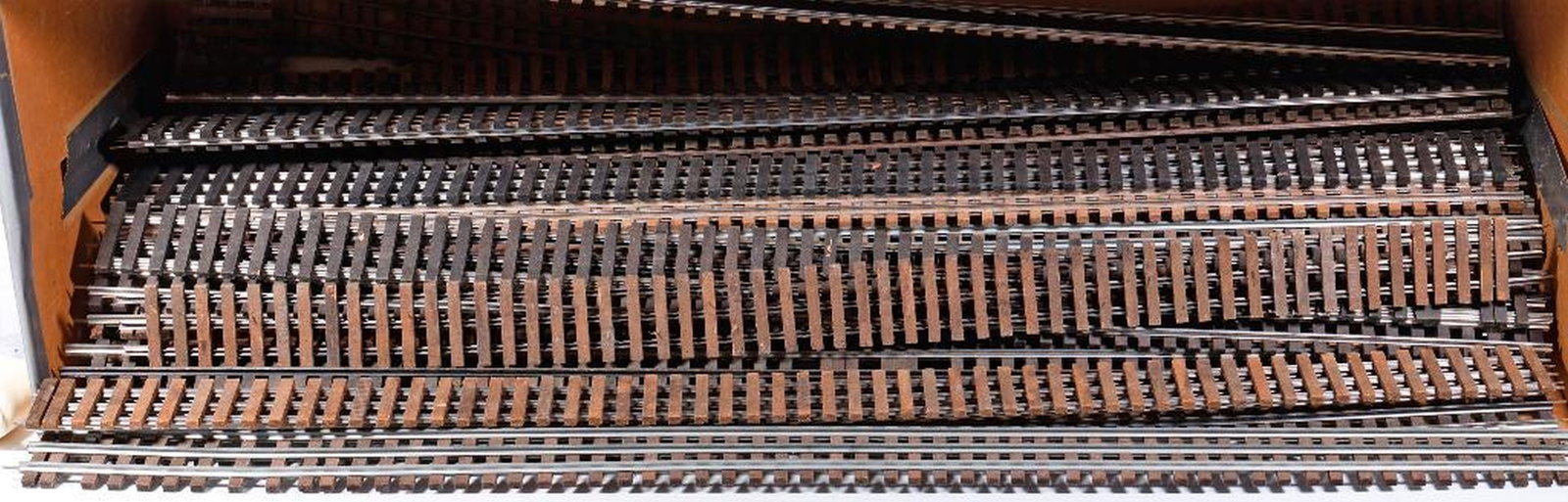 O Gauge Gargraves long track sections, activator sections, wood trestle kit, Lionel Switches - 2